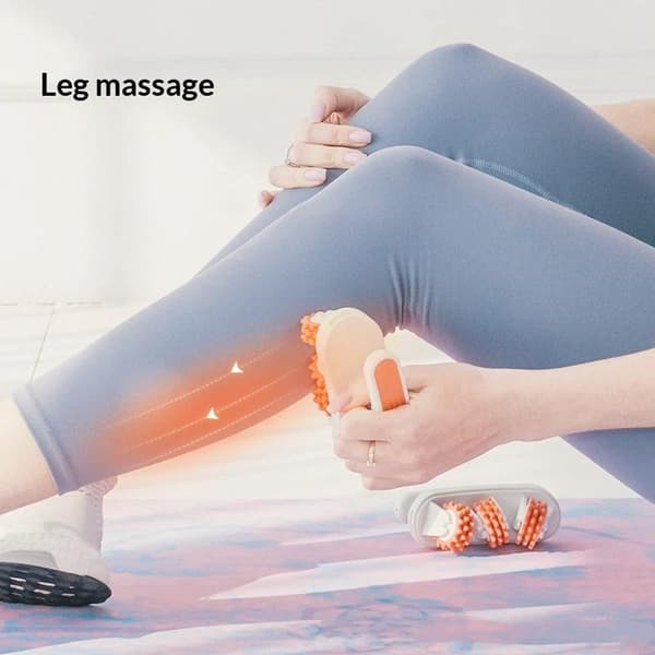Benrullmassager Manuell Muskelmassager Rulle Multifunktion Red S