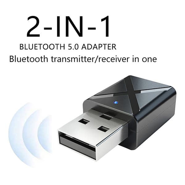 Mini USB Bluetooth 5.0 sendermottaker 2 i 1 trådløs o A