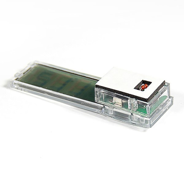 Akvarium termometer Elektronisk LCD Digital fisketank fisketank Silver