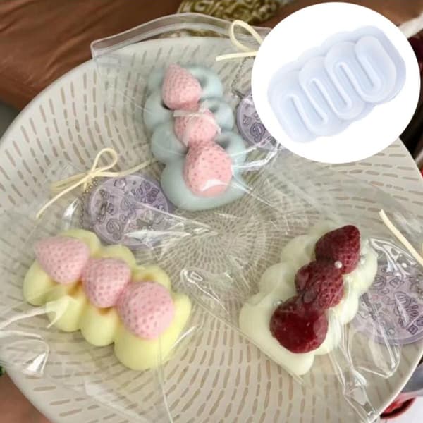Tegneserie 3D Katt Ost Silikonform DIY Pudding Mousse Gelé C A