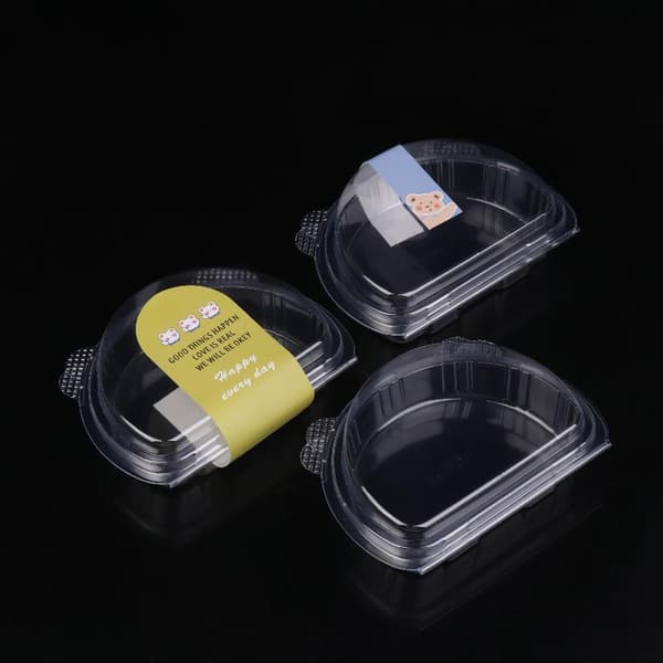 50 st tårtförpackningsset Muffin Ost Bakverk Dessert Display Stora B