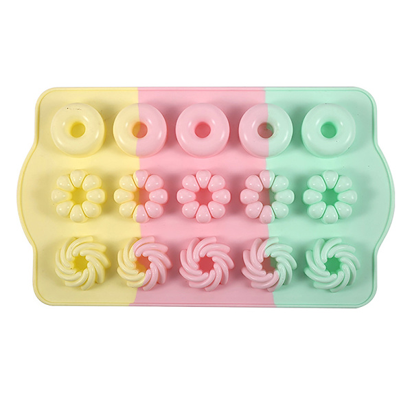 Kage Silikone Form Blomst Chokolade Kage Form Holiday Decoratio A6