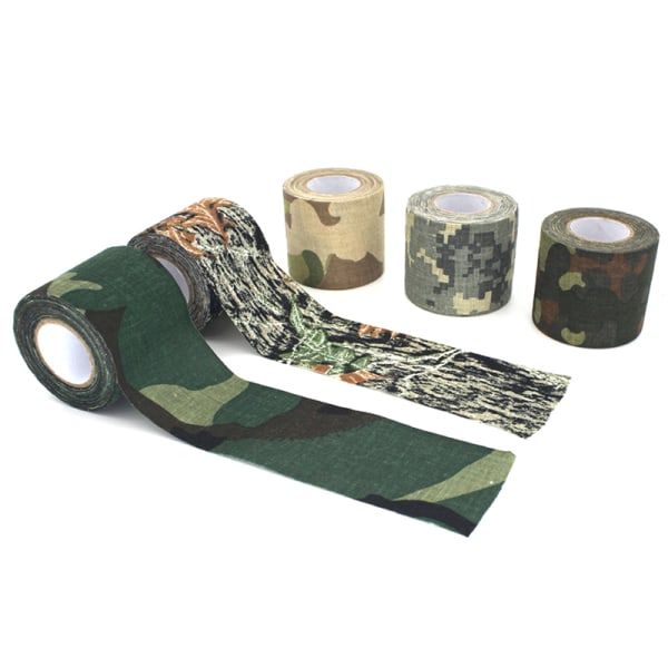 5M Outdoor Air Duct Camouflage Tape Jagt Vandtæt Tape Cam White