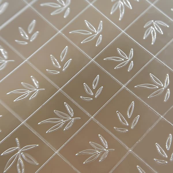 Hjerte neglekunst uthult klistremerke blad dekaler selvklebende mal A2
