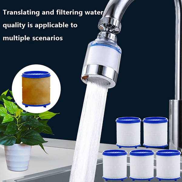 2/5/10 STK Kran Filter Filter Element Kran Vattenrenare F 10PCS