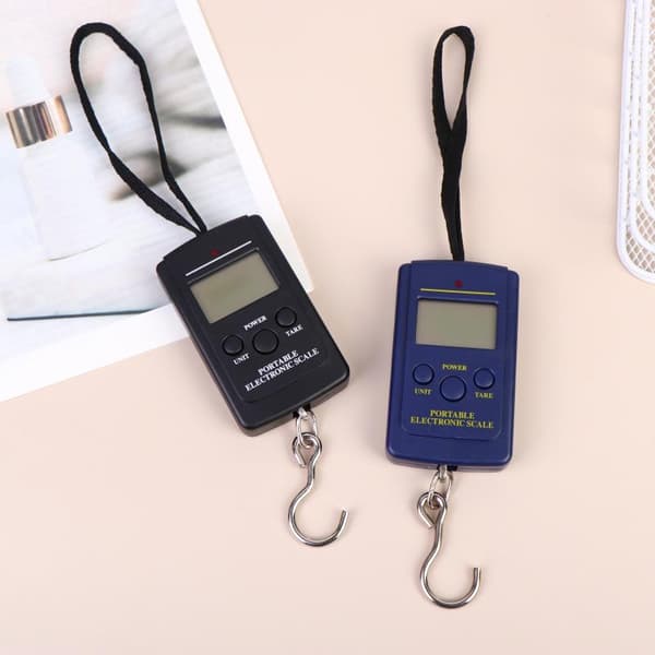 40 kg multifunktionell mini elektronisk digital bärbar hängande S Black
