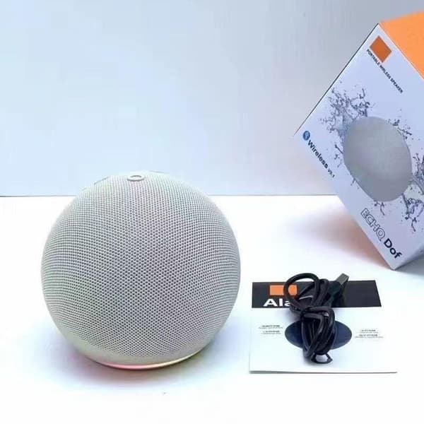 1 sett for Alaxe liten Bluetooth-høyttaler subwoofer sfærisk min A5