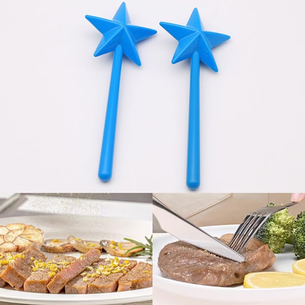 Muoviset suolasirottimet Star Salt Pepper Magic Wands Mausteet Rose red single hole