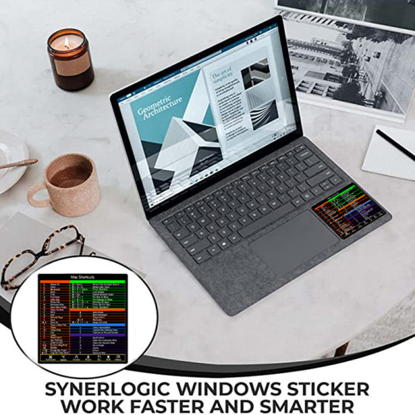Design för OS System Keyboard Short Sticker för 2022-2008 (13-