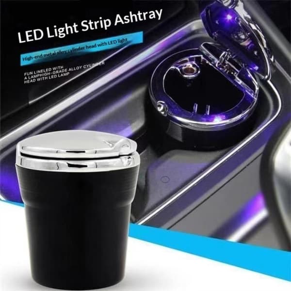 Universal bilaskkopp med LED-lampor med lock Kreativ bil I A4