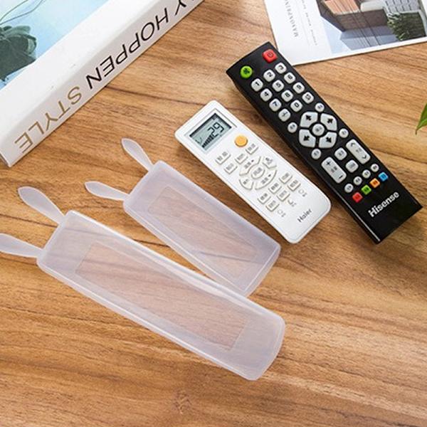 Silikone TV-fjernbetjeningsdæksel Lysende Aircondition Støv Small transparent rabbit