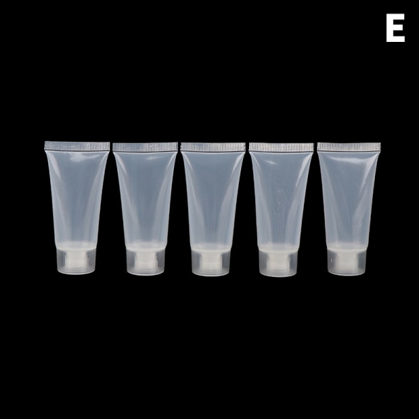 5 stk Makeup Clear Plastic Lip Gloss Container Refillable Bottl 30ml