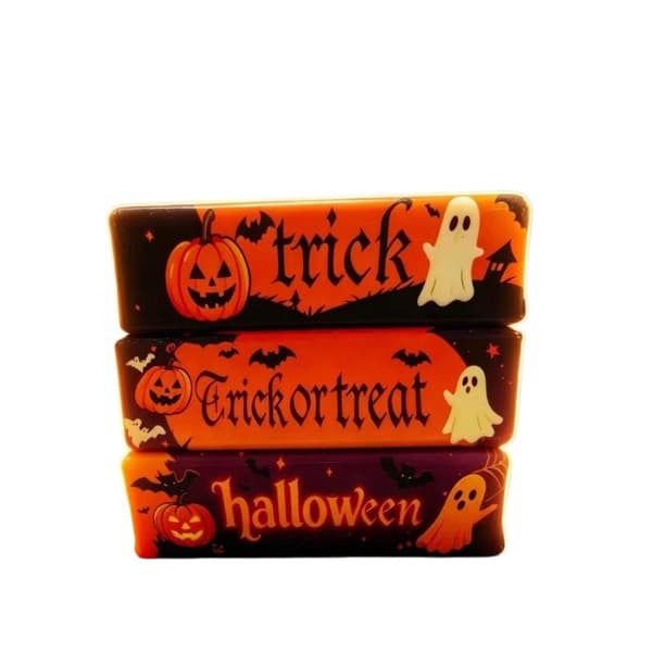 Halloween Langsomt Stigende Legetøj Græskar Spøgelse Flagermus Print Fest