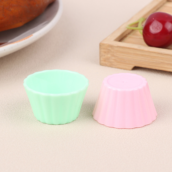 5kpl Dollhouse Mini Egg Torttukupit Simulaatio Cake Cup Lelut Nukke A2