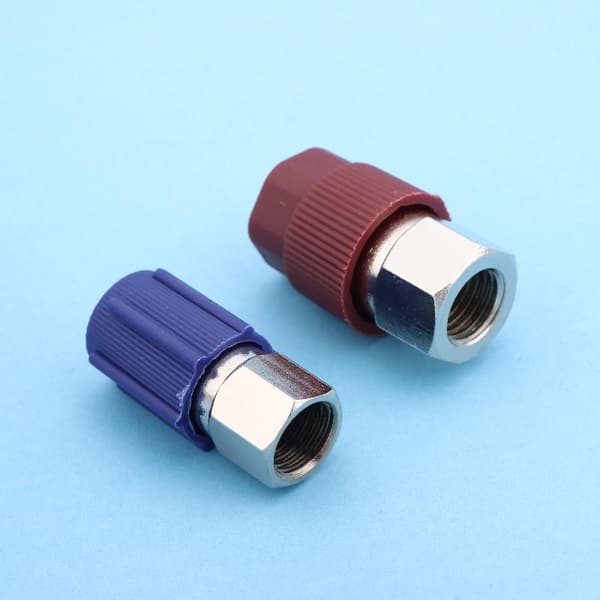 R12 til R134A AC-fitting Auto Airconditionadapter Høj/Lav A