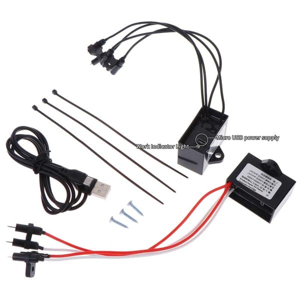 Negativ iongenerator USB DC5V MicroUSB Liten partikkelstørrelse Pl Plasma