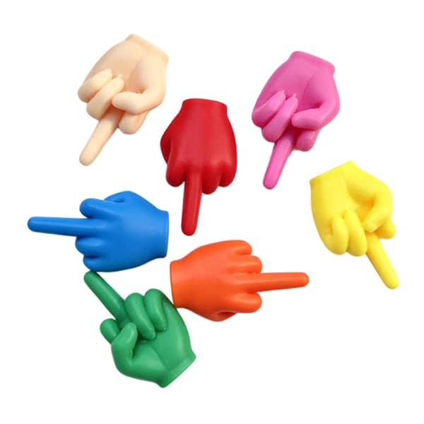 10/20 stk. 3D-printet fingergestus statue kunst håndfigur skulptur A11