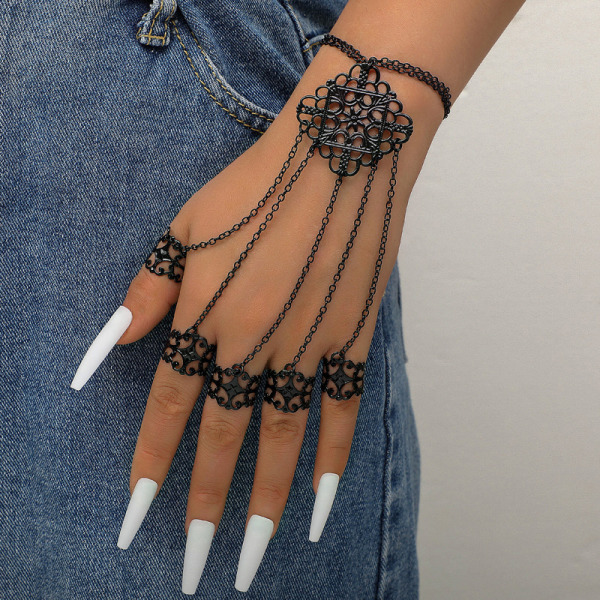 Creative Vintage Finger Håndleddskjeder Ringer Armbånd For Dame 2add |  Fyndiq