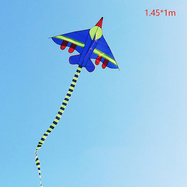 Sarjakuva Lasten leija Sininen Punainen Fighter Rainbow Plane Suuri leija A18