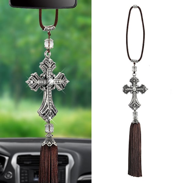 Bilhänge Cross Jesus Car Hanging Ornament Backspegel H