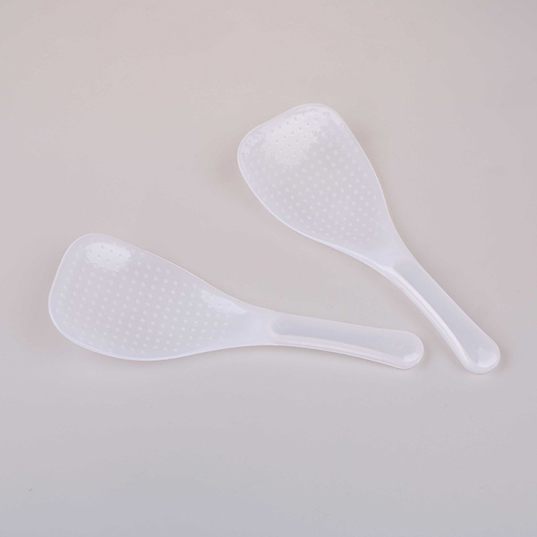 2st Kök Non Stick Rice Paddle Hand Roll Skedar Klar Plast