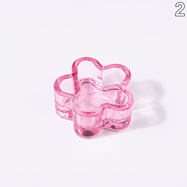 Rosa lokk uten krystallglasskopp pulver Flytende spikerkopp oppvaskspiker 2