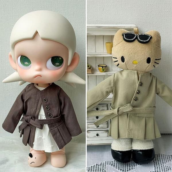 Til Zsiga Dukketøj Vindjakke til 1/8 Actionfigur T A2