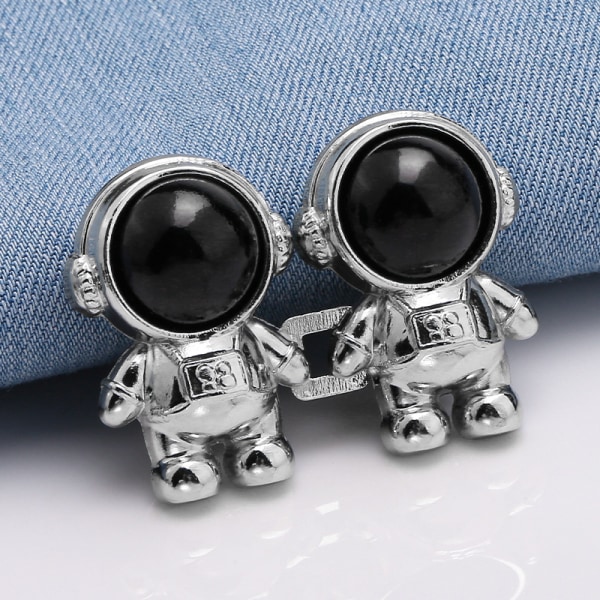 2st Astronautformad spänna midjeband Justerbar Jean-knapp A2