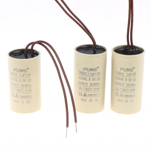 1/5 st 2/2,5/3uF CBB60 kondensator för cirkulerande vattenpump Han B 1pcs