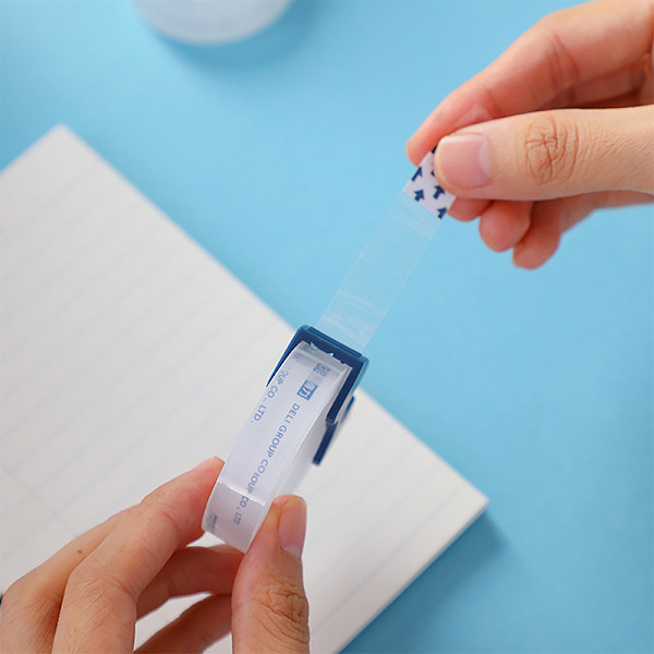 2 ST Transparent självhäftande tejp med ter Set 12mm För packning Se