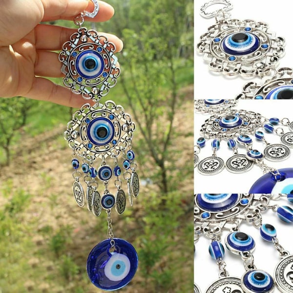 Wind Chimes Turkey Evil Eye Riipukset Drop-shaped