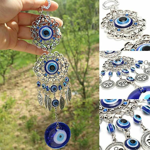 Wind Chimes Tyrkiet Evil Eye vedhæng Drop-shaped
