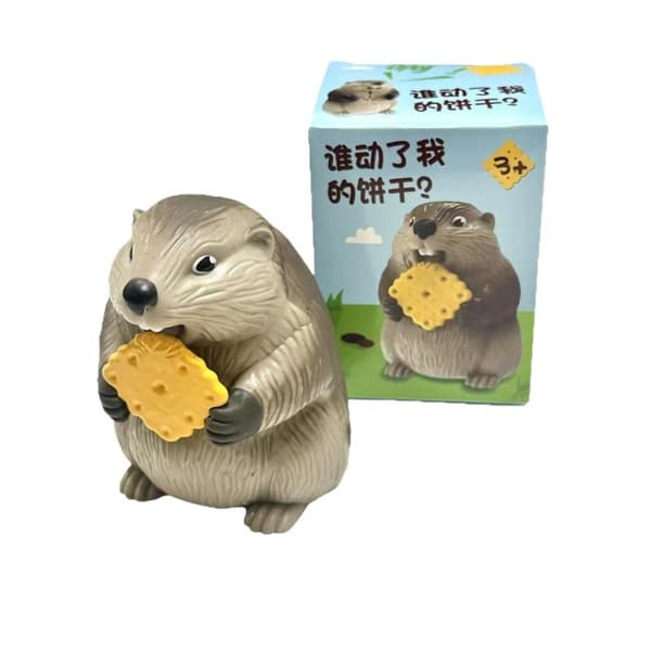 1 st skrikande murmeldjursljudleksaker Hamster Fat e Actionfigur