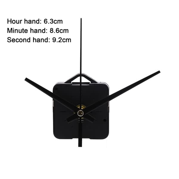 Mute Quartz DIY Wall Clock Movement hine Silver Hands Repair Kit