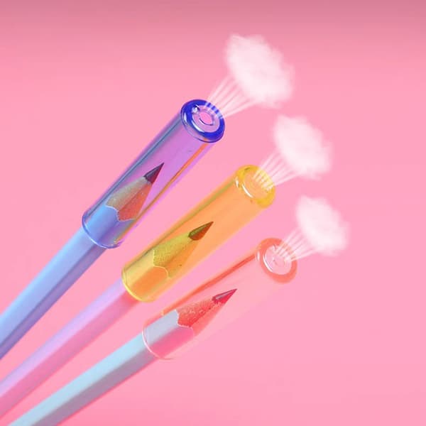 24/50 stk. e Pencil Cap Hylse Cover Extender Plastic Protector S 24Pcs StyleA