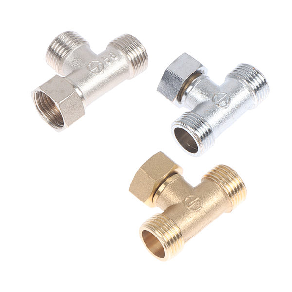 1st toalettavledningsventil koppar G1/2" T-ventil bidéspruta Sh A3