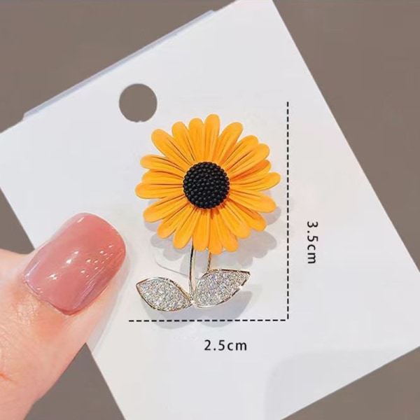 Creative And e Sunflower Broscher Modedesign Kläder Access