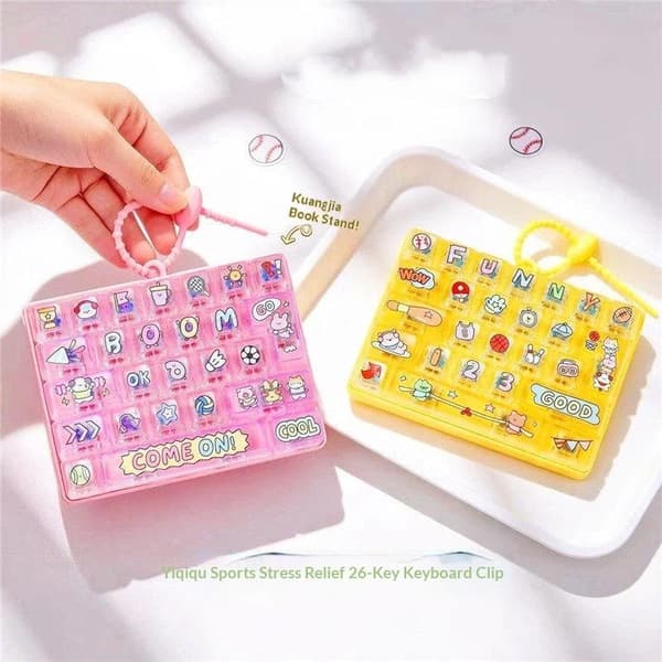 26 ruudukon näppäimistön näppäinhattu Clicker Fidget Fidget näppäimistön näppäinhatut A3