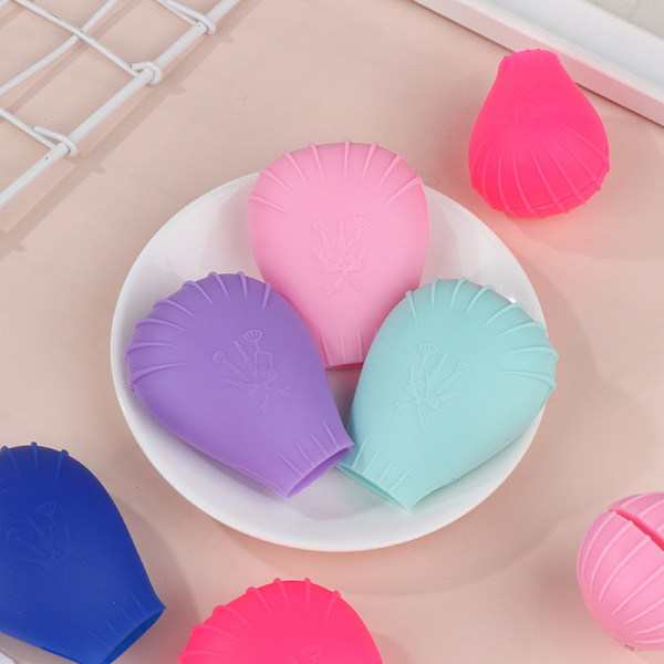 Silikoni Makeup Brush Protector Meikkisivellin Matkasäilytys Hol Purple M