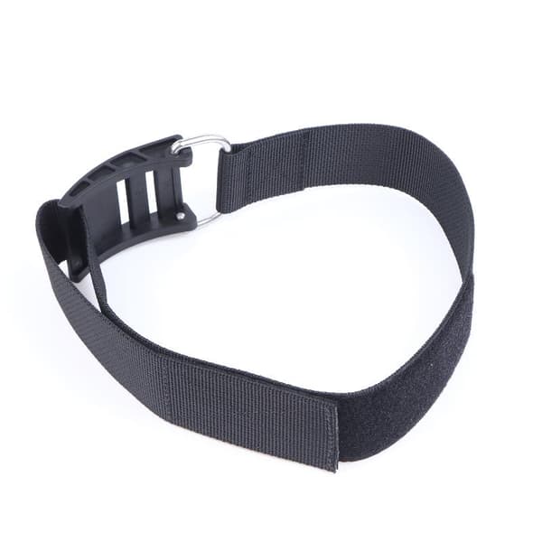 Justerbar dykkertankstropp med kamspenne Black