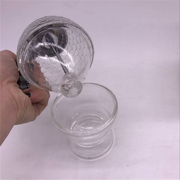Klar honungssirap Dispenser Akryl Kökshållare Pot Container