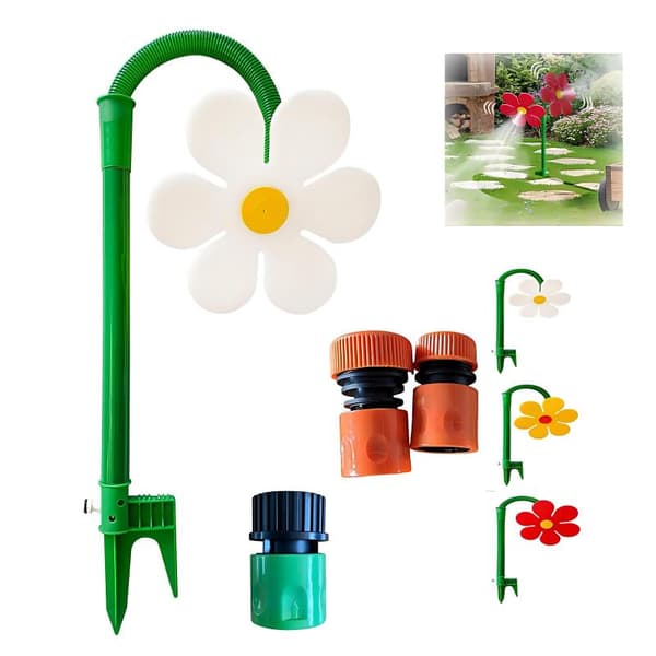 Skøre Sprinkler Skøre Dansende Blomstervandsprinklere Sjove 360 E