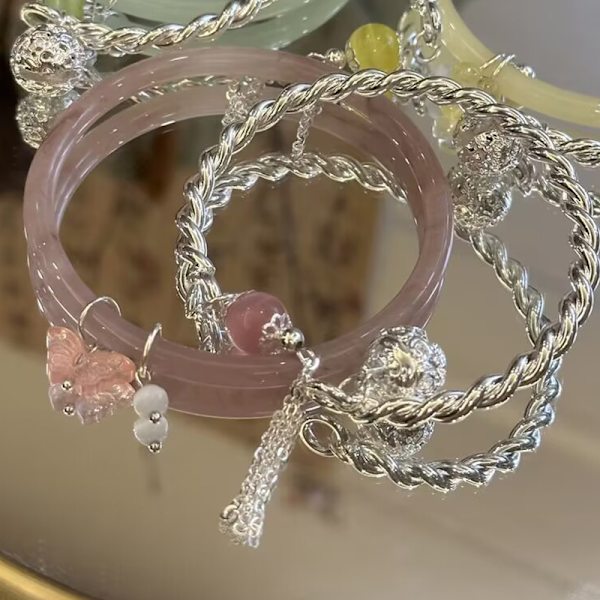 Creative Style Retro Tupsu Bells Bangle Fashion Sweet e Brace 2