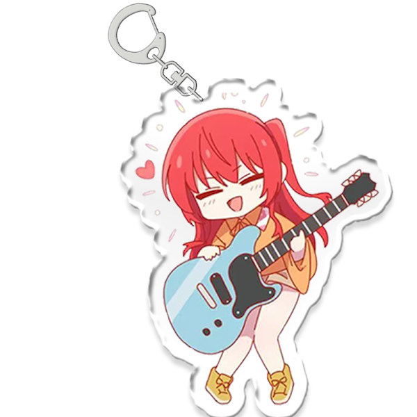 Bocchi The Rock Gotou Hitori Anime Akryl nøglering Nøglering Col 01