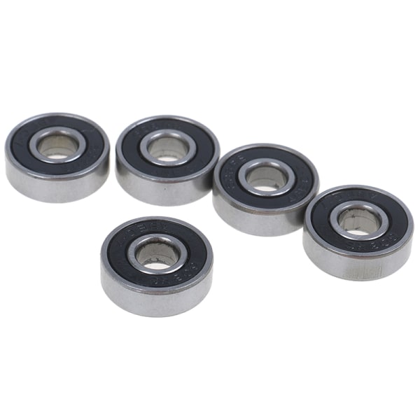 5 Stk Sort ABEC-7 608RS Skateboard Rulleforseglede kuglelejer