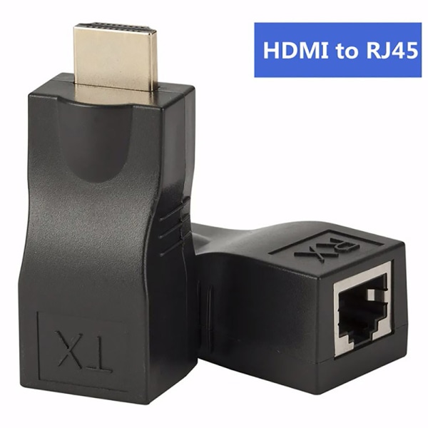 Hdmi Extender Rj45 4K 3D HDMI 1.4 30M Extender RJ45 Over Cat blue