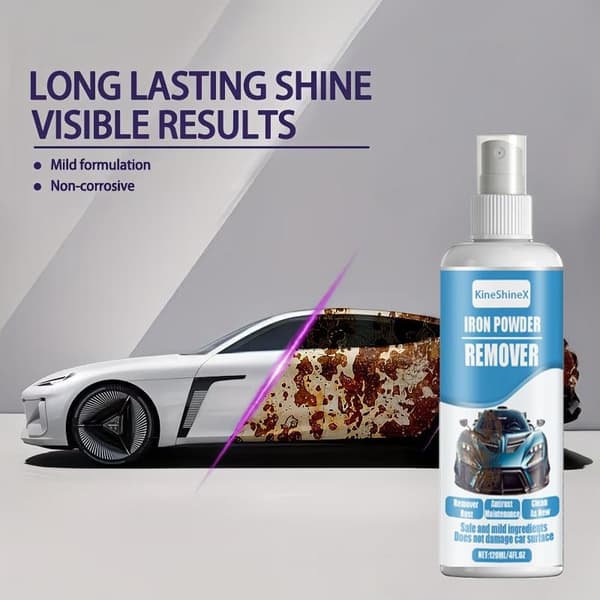 50/100ML Bil Metal Rustfjernelse Spray Auto Hjuldele P 50ml  towel