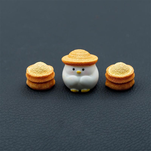 Kreativ bilnavigasjon bakspeil e Chick Straw Pile Accesso 4pcs