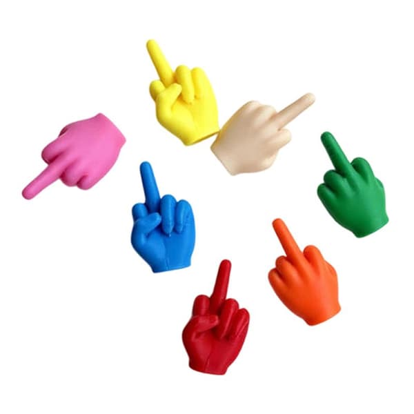 10/20 stk 3D-printet fingergeststatue kunst håndfigur skulptur A11