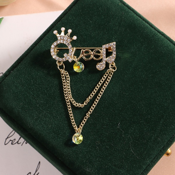 Mode Queen Broche Til Kvinder Luksus Rhinestones Tøj Acce